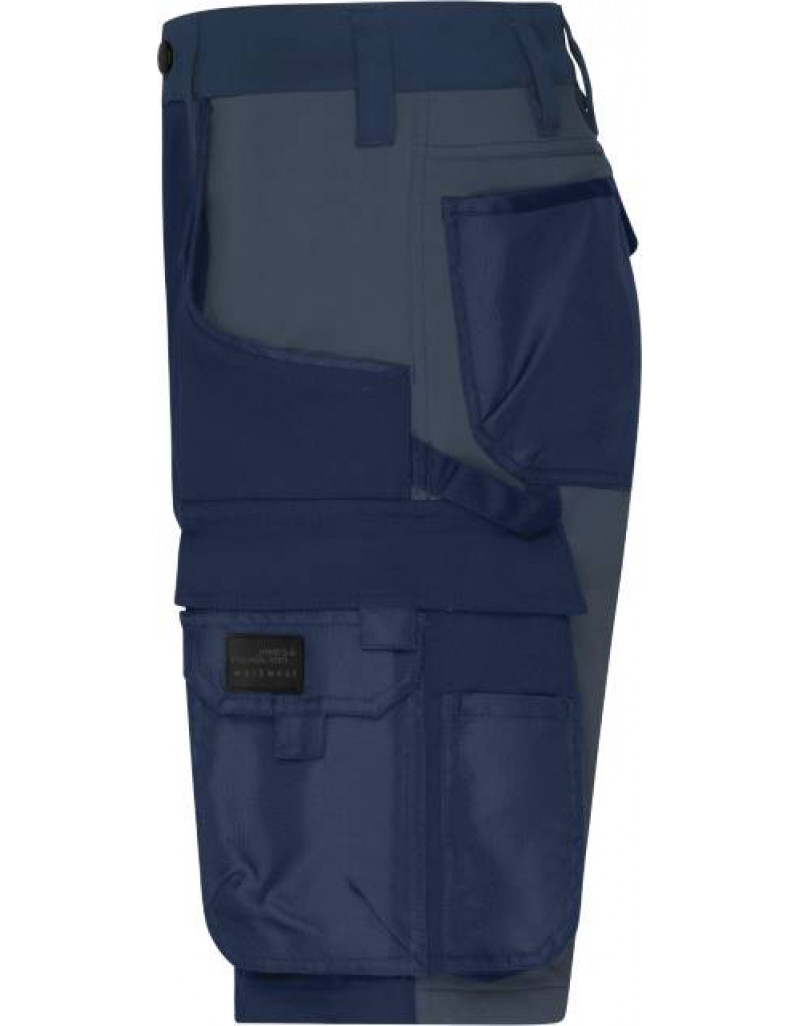 Pantaloni scurți elastici Bermuda de lucru „Slim Line”